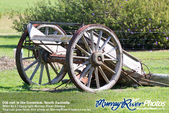 Old cart in the Geranium, South Australia