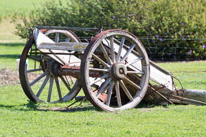 Old cart in the Geranium, South Australia