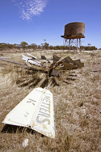 Carina windmill, Mallee, Victoria