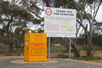 Fruit fly bins near Blanchetown, South Australia