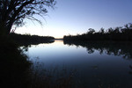 Murray River at Chowilla Station on sunrise