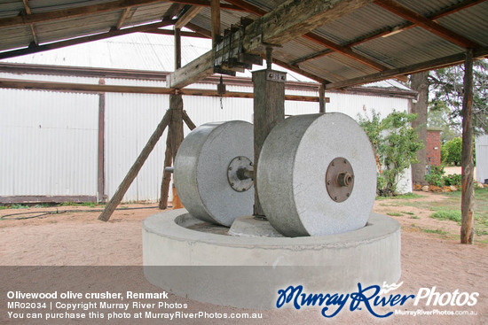 Olivewood olive crusher, Renmark