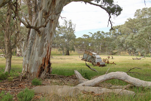 Old wheat harvester, Kongalia near Cambrai