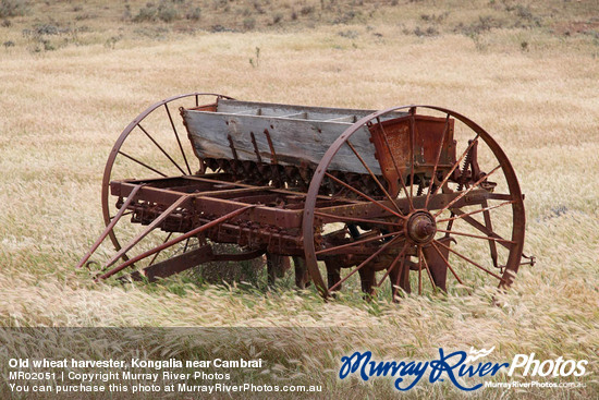 Old wheat harvester, Kongalia near Cambrai