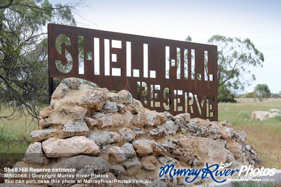 Shell Hill Reserve entrance