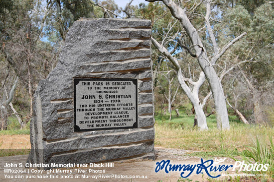 John S. Christian Memorial near Black Hill