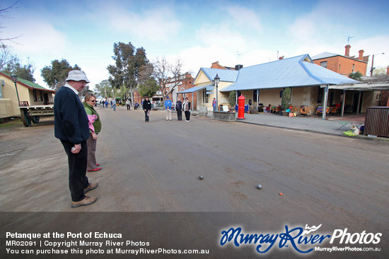 Petanque at the Port of Echuca