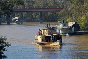 Paddle steamers at Echuca, Victoria