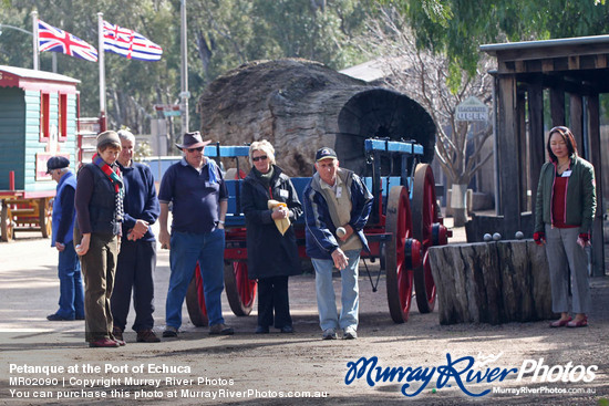 Petanque at the Port of Echuca