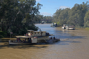 Paddle steamers at Echuca, Victoria