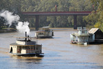 Paddle steamers at Echuca, Victoria