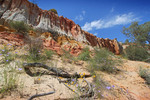 Eroded cliffs near Murtho, South Australia