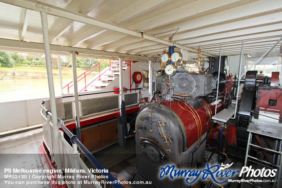 PS Melbourne engine, Mildura, Victoria