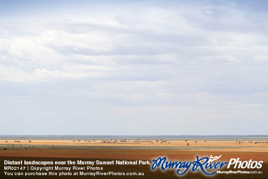 Distant landscapes near the Murray Sunset National Park, Victoria