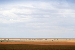 Distant landscapes near the Murray Sunset National Park, Victoria