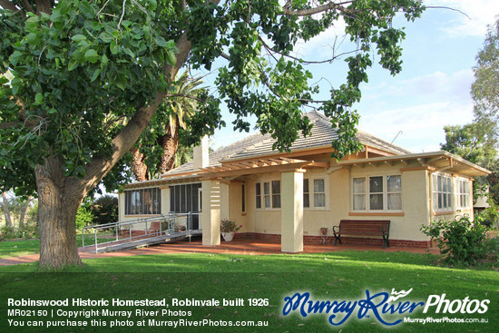 Robinswood Historic Homestead, Robinvale built 1926