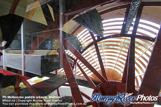 PS Melbourne paddle wheels, Mildura