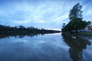 Early dawn at Robinvale, Victoria