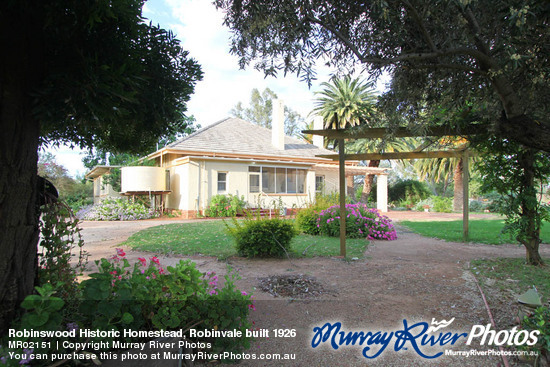 Robinswood Historic Homestead, Robinvale built 1926