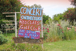 Red Cliffs Golf Club concert sign, Victoria