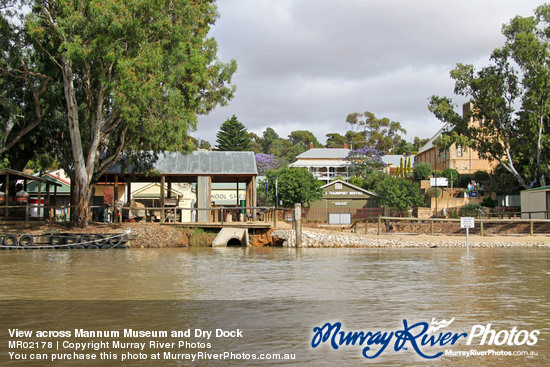 View across Mannum Museum and Dry Dock