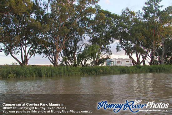 Campervan at Cowirra Park, Mannum