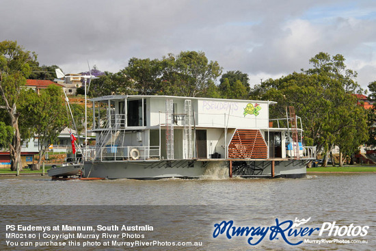 PS Eudemys at Mannum, South Australia