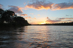 Murray River sunset at Mannum