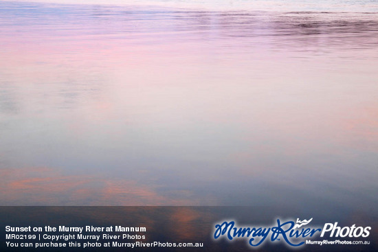 Sunset on the Murray River at Mannum