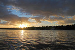 Murray River sunset at Mannum