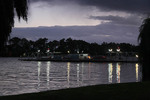 Mannum Ferry on dusk