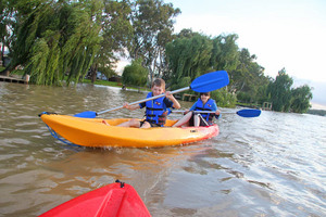 Kayaking at Mannum