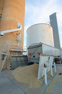Ouyen wheat silos, Mallee, Victoria