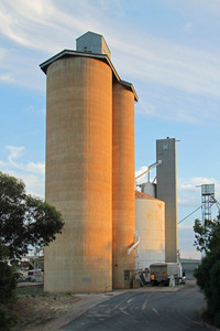 Ouyen wheat silos, Mallee, Victoria