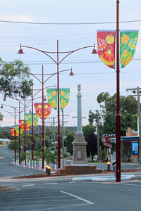 Ouyen main street, Victoria