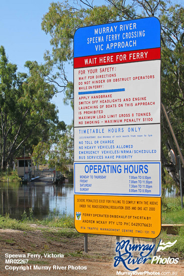 Speewa Ferry, Victoria