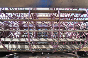 Murray Princess in dry dock, Renmark