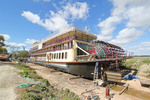 Murray Princess in dry dock, Renmark