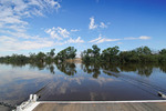 Murray River at Cadell on ferry