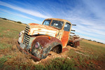 Old truck on farm at Sanderton, South Australia