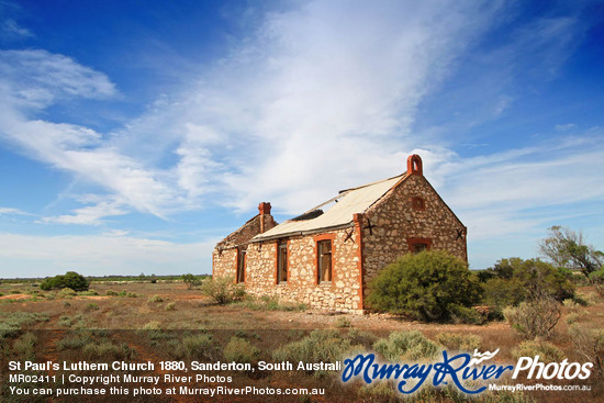 St Paul's Luthern Church 1880, Sanderton, South Australia
