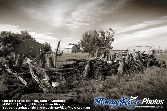 Old farm at Sanderton, South Australia