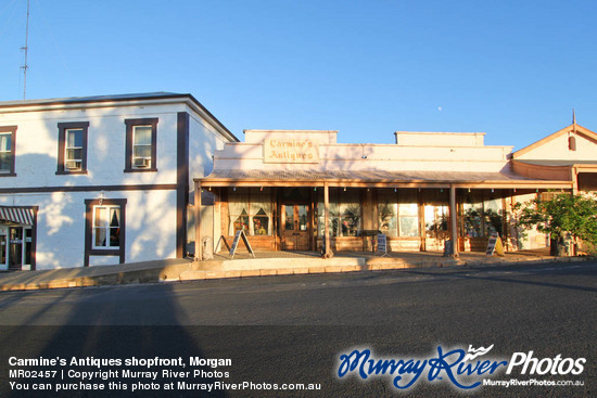 Carmine's Antiques shopfront, Morgan