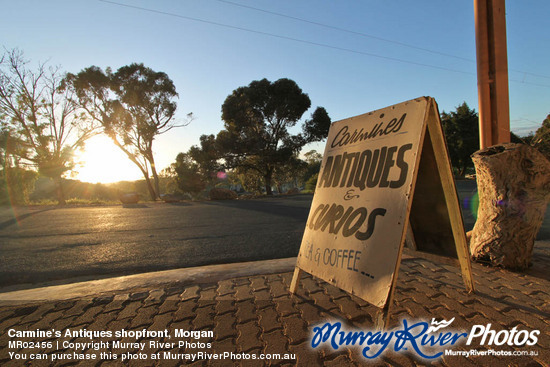 Carmine's Antiques shopfront, Morgan