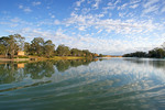 Murray River reflections, Morgan