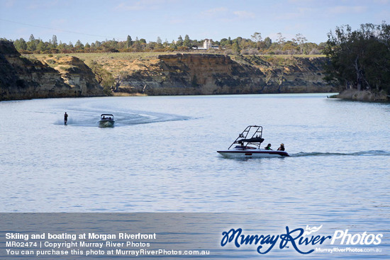 Skiing and boating at Morgan Riverfront