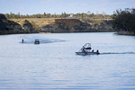 Skiing and boating at Morgan Riverfront