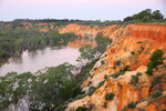 Headings cliffs on last light, Murtho, Riverland