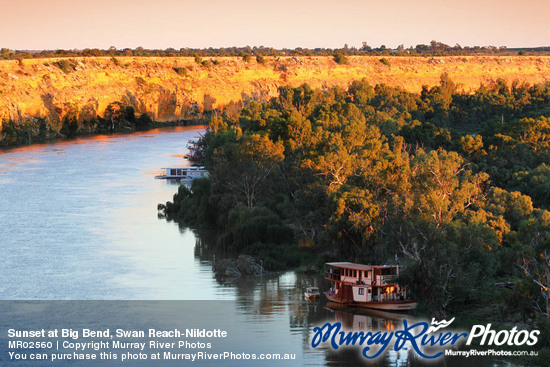 Sunset at Big Bend, Swan Reach-Nildotte