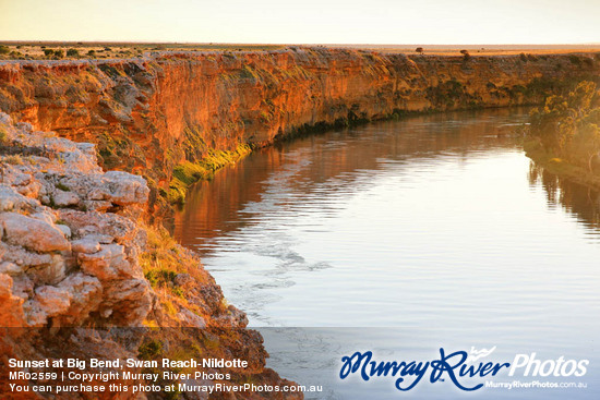 Sunset at Big Bend, Swan Reach-Nildotte